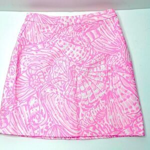 NWT Lilly Pulitzer Adeline Skirt Pelican Pink 00